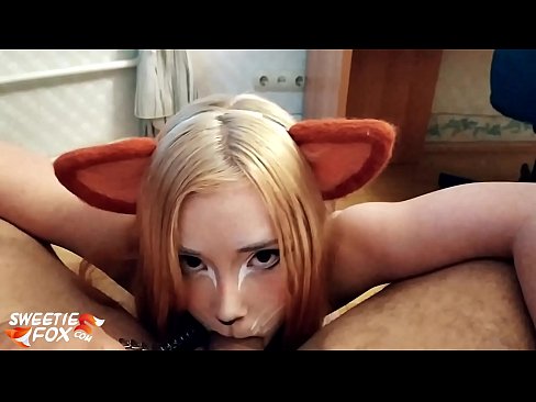 ❤️ Kitsune ngelek kontol jeung cum dina sungut nya porno super di urang ❤